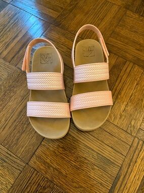 Reef Kids Light Pink Double-Strap Slingback Sandals